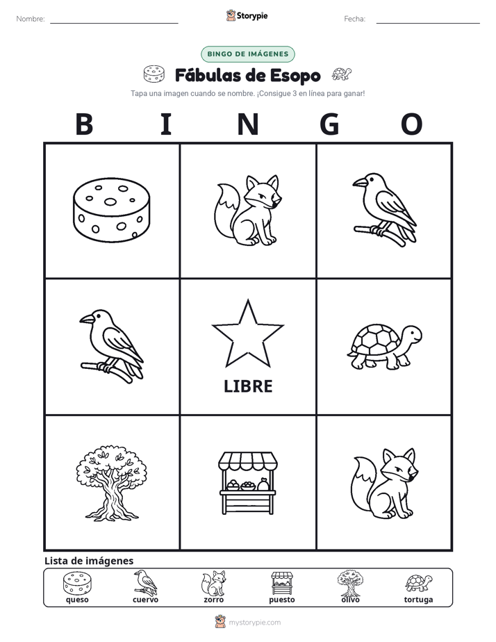 Bingo de Imágenes