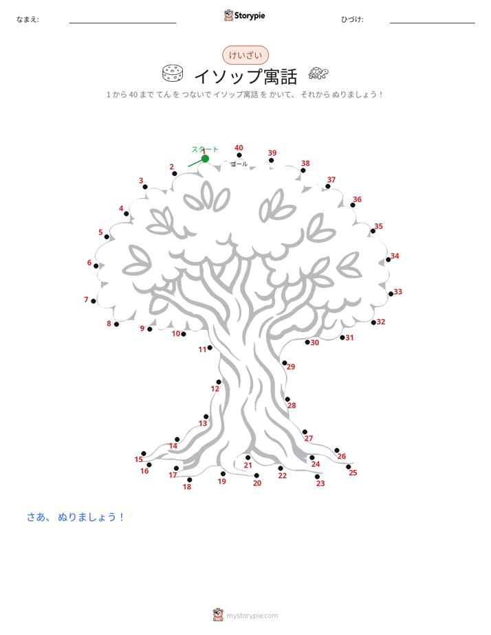 点つなぎ