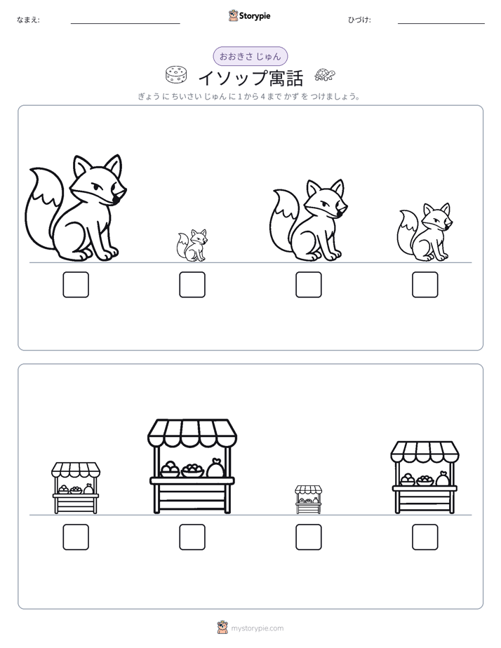 サイズ順