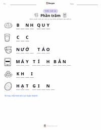 Xem trước tài liệu in sẵn Phần trăm