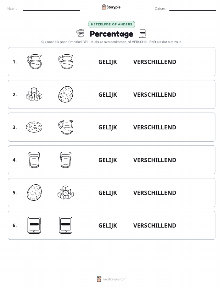 Zelfde of Verschillend