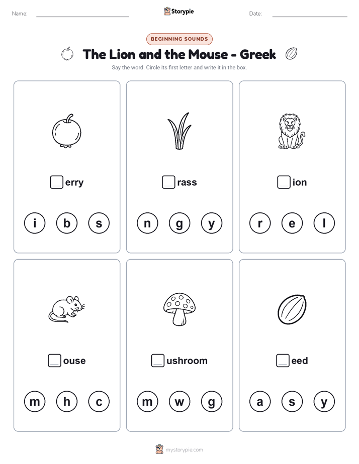 Beginning Sounds