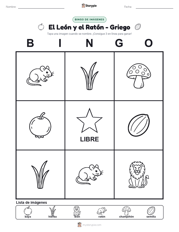 Bingo de Imágenes