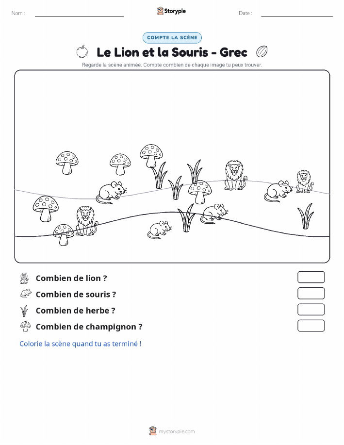 Scène de Comptage