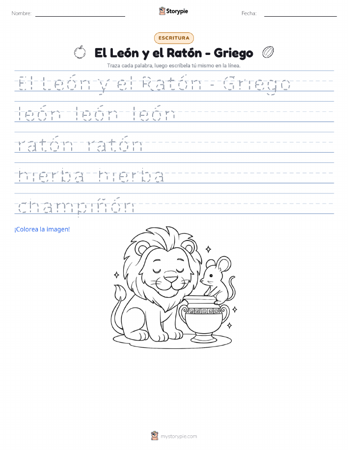 Práctica de Escritura