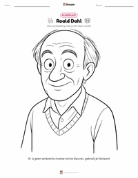Roald Dahl afdrukbare werkblad voorbeeld