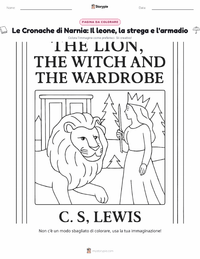 Anteprima della scheda stampabile di Il leone, la strega e l'armadio (romanzo)