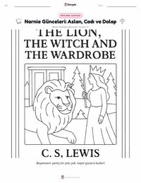 Aslan, Cadı ve Dolap (roman) çocuklar için boyama sayfası