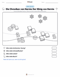 Der König von Narnia (Roman) druckbare Arbeitsblatt Vorschau