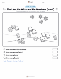The Lion, the Witch and the Wardrobe (novel) printable worksheet preview