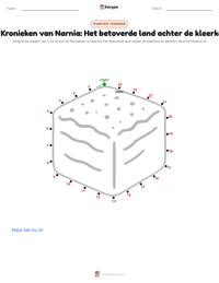 Het betoverde land achter de kleerkast (roman) afdrukbare werkblad voorbeeld