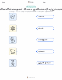 தி லயன், தி விட்ச் அண்ட் தி வார்ட்ரோப் (நாவல்) குழந்தைகளுக்கான அச்சிடக்கூடிய வேலைப்பதிவு