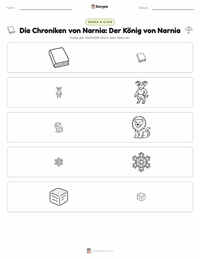 Der König von Narnia (Roman) druckbare Arbeitsblatt Vorschau