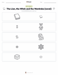 The Lion, the Witch and the Wardrobe (novel) printable worksheet preview