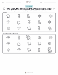 The Lion, the Witch and the Wardrobe (novel) printable worksheet preview