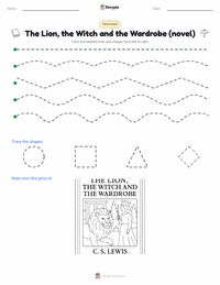 The Lion, the Witch and the Wardrobe (novel) printable worksheet preview