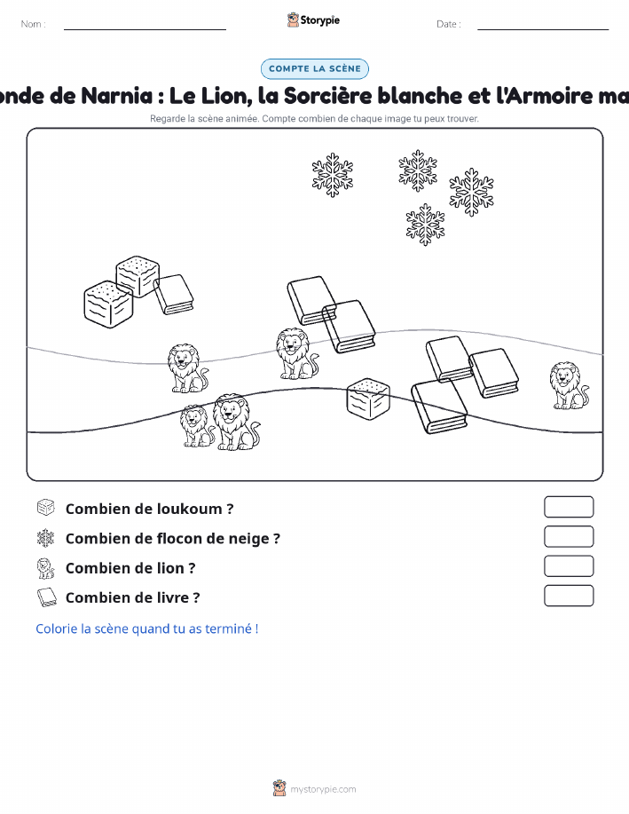Scène de Comptage