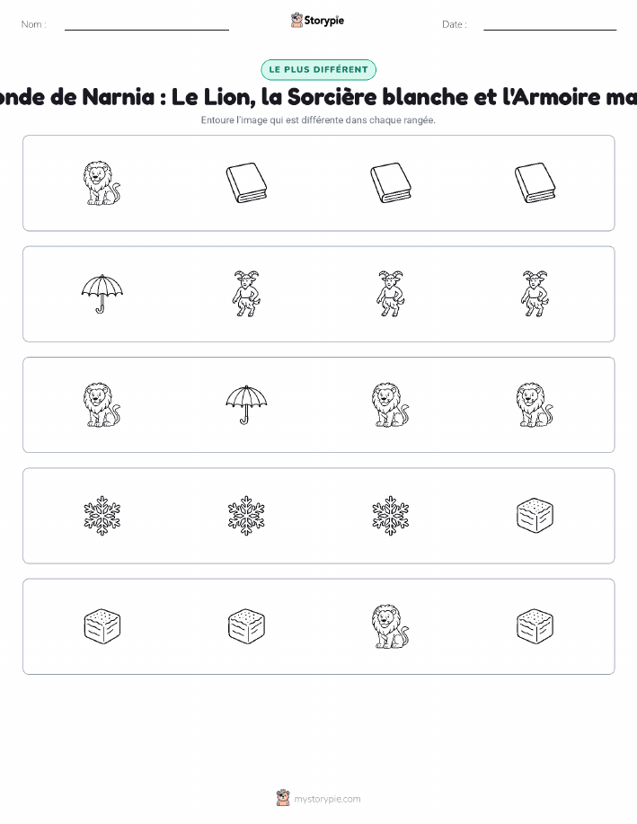 Celui qui ne correspond pas