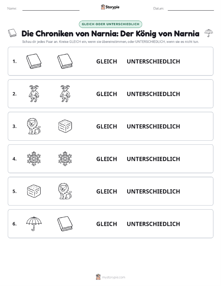 Gleich oder Anders