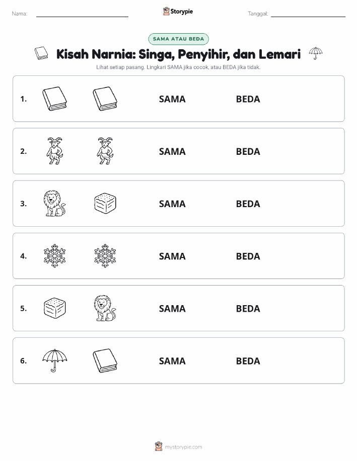 Sama atau Berbeda