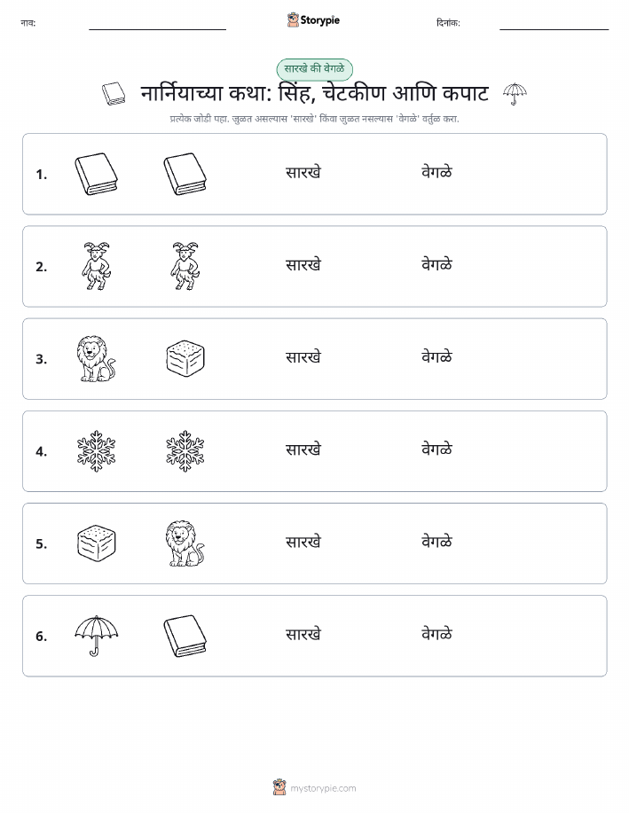 समान की भिन्न
