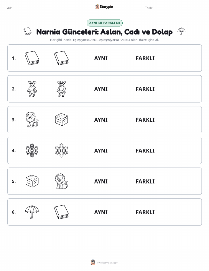 Aynı mı Farklı mı