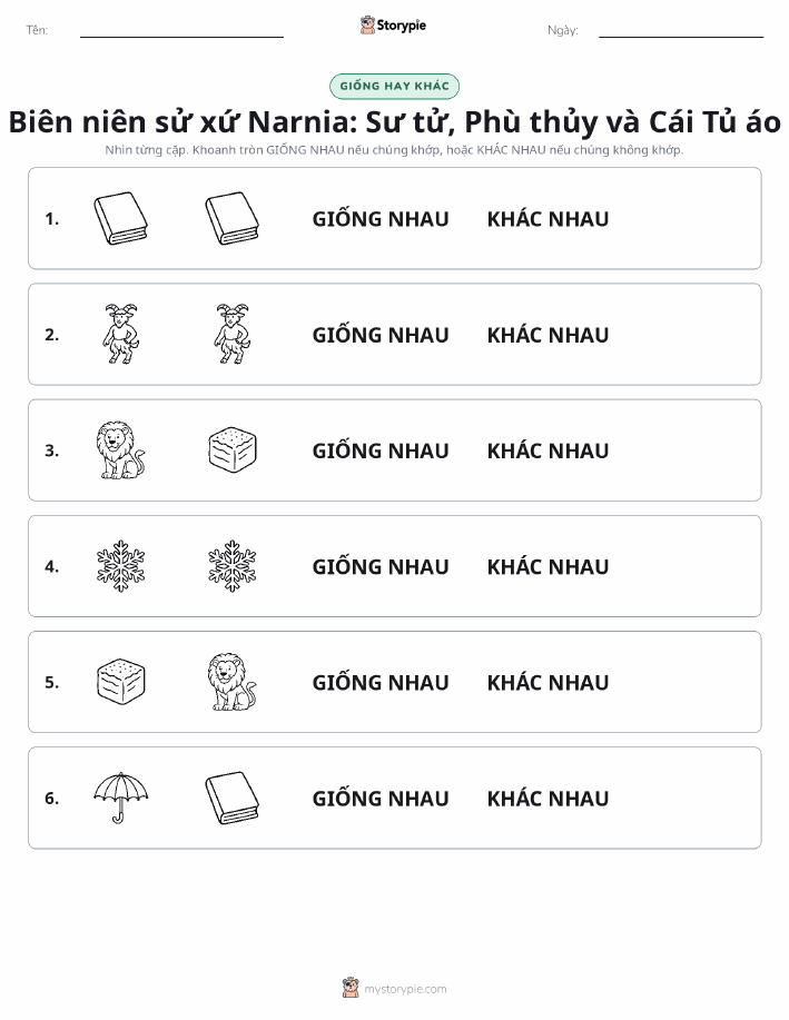Giống Hay Khác