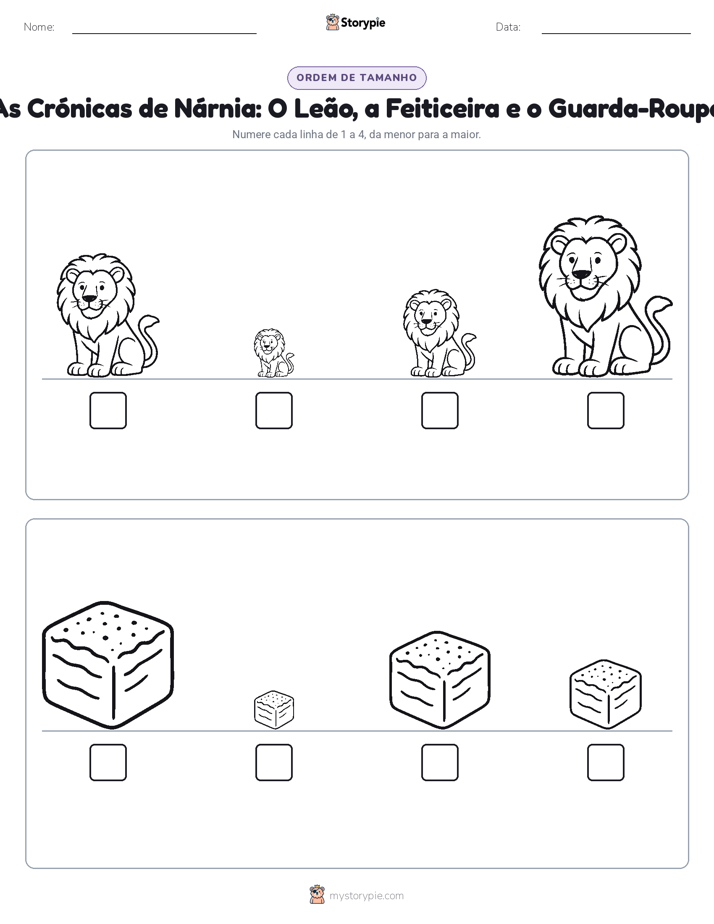 Ordem de Tamanho