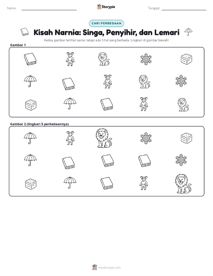 Temukan Perbedaannya