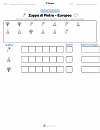 Anteprima della scheda stampabile di Zuppa di sasso - Europea