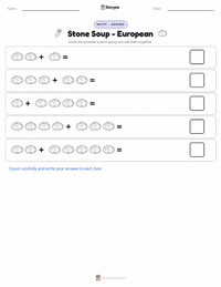 Stone Soup - European printable worksheet preview