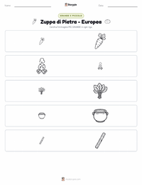 Anteprima della scheda stampabile di Zuppa di sasso - Europea
