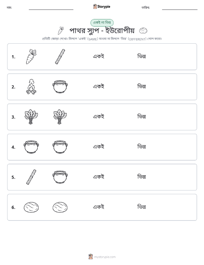 একই বা ভিন্ন