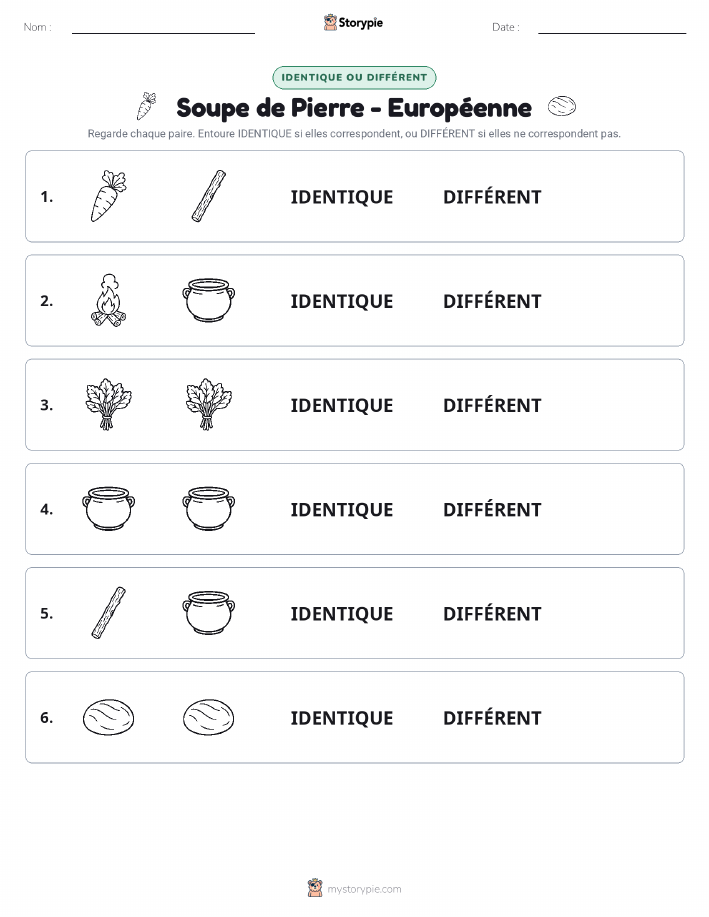 Identique ou Différent