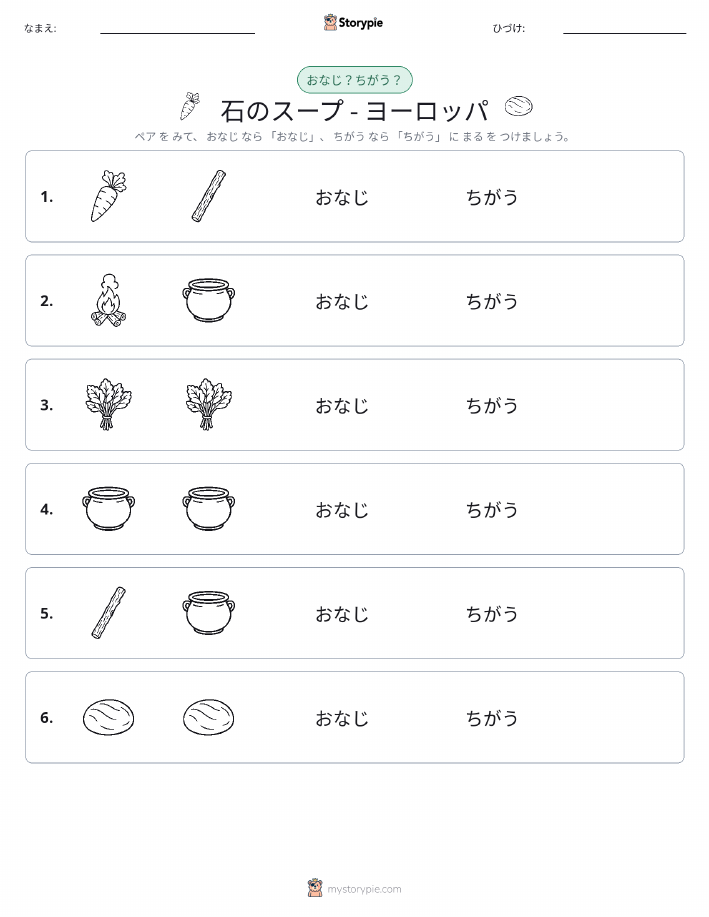 同じか違うか