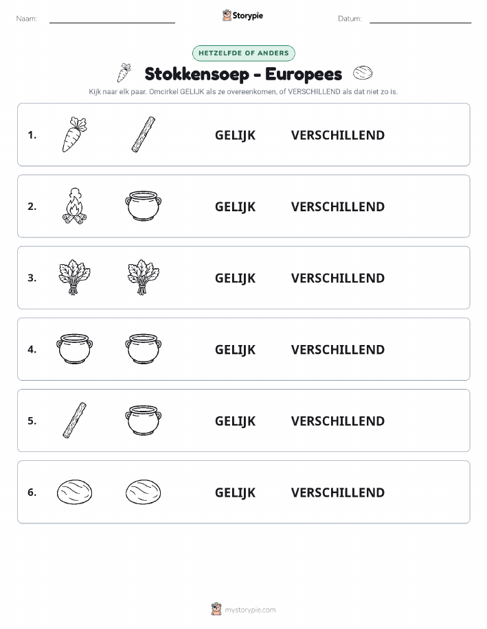 Zelfde of Verschillend