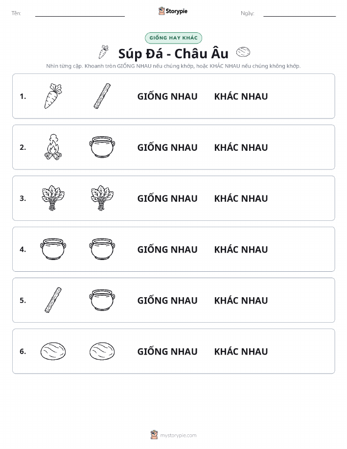 Giống Hay Khác