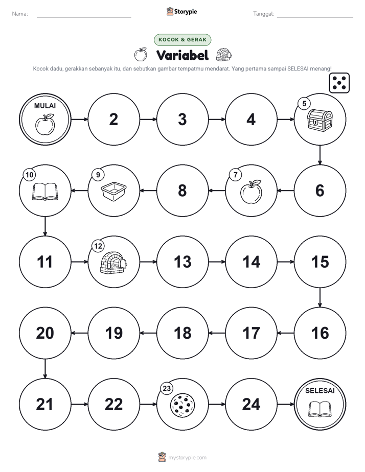 Permainan Gulung & Pindah