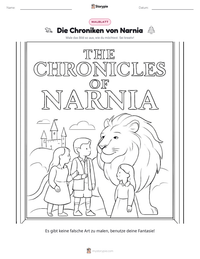 Die Chroniken von Narnia druckbare Arbeitsblatt Vorschau