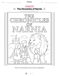 The Chronicles of Narnia printable worksheet preview