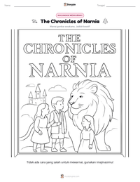Prabaca lembar kerja cetak The Chronicles of Narnia