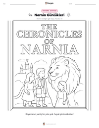 Narnia Günlükleri yazdırılabilir çalışma sayfası önizlemesi