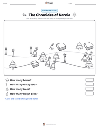 The Chronicles of Narnia printable worksheet preview