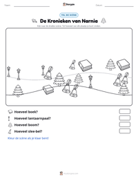 De Kronieken van Narnia afdrukbare werkblad voorbeeld