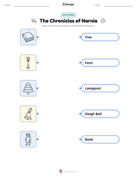The Chronicles of Narnia printable worksheet preview