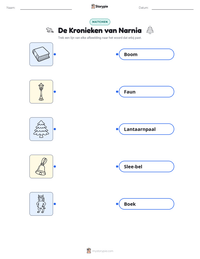 De Kronieken van Narnia afdrukbare werkblad voorbeeld