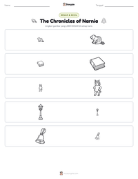 Prabaca lembar kerja cetak The Chronicles of Narnia
