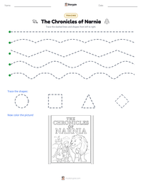 The Chronicles of Narnia printable worksheet preview