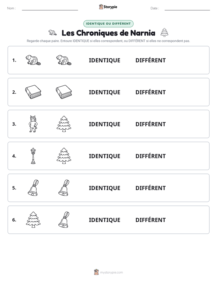 Identique ou Différent