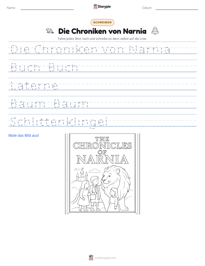 Schreibübung